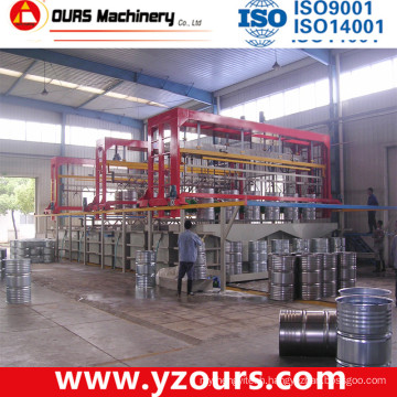 200L Barrel Plating Line, U-Shaped Automatic Rack Plating Line